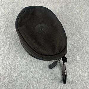 BEATS By Dr. Dre Black Headphone Soft Carry Case Pouch with Carabiner Clip Hook